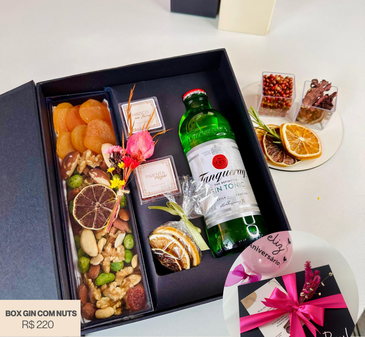 Box Gin com Nuts