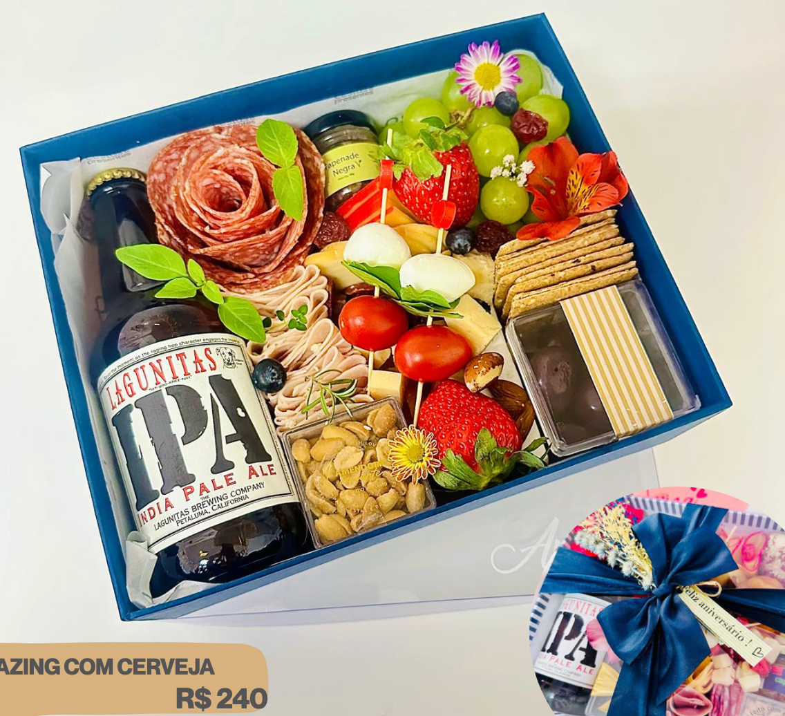Grazing com cerveja