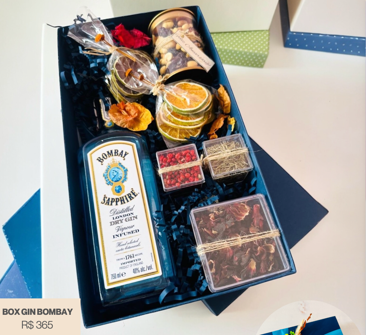 Box Gin Bombay