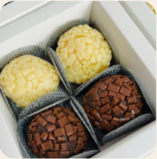 Brigadeiros Belga - 4 Unidades 100g